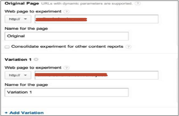 Content Experiments