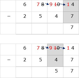 Regroup in Tens Place