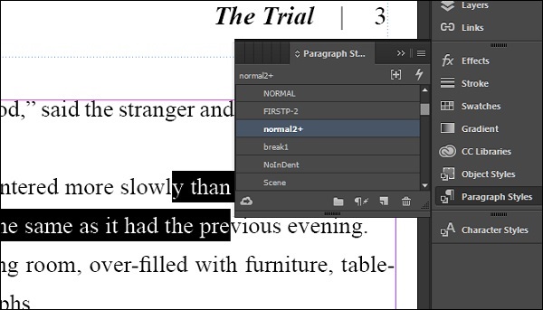 Paragraph Styles