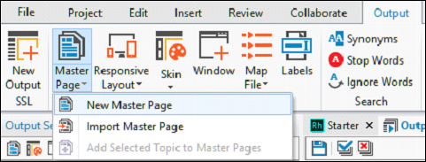 Master Page