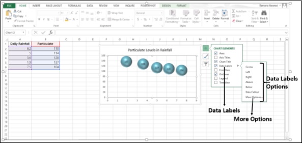 Format Data Label Options