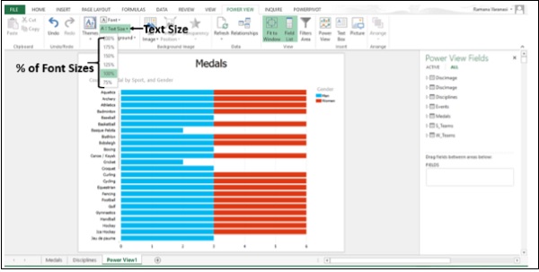 % Of Text Size