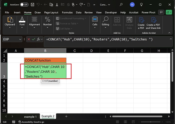 CONCAT Function 11