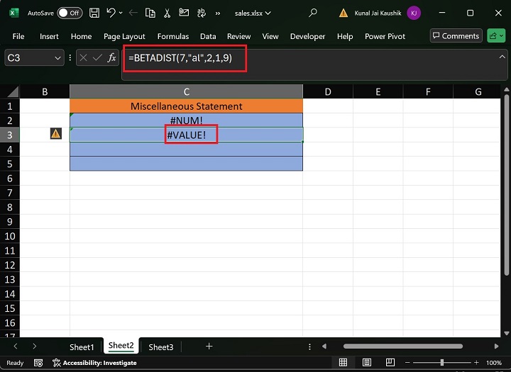 Excel BETADIST Function 4