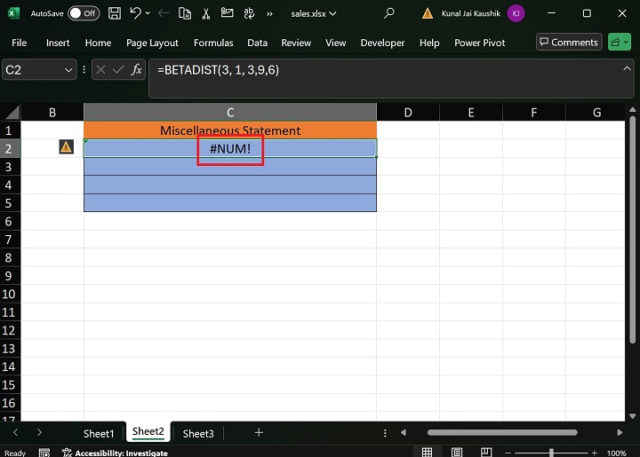 Excel BETADIST Function 6