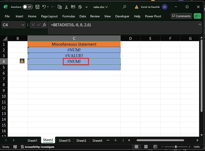 Excel BETADIST Function 8