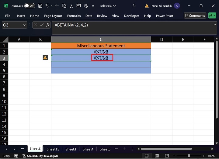 Excel BETAINV Function 14