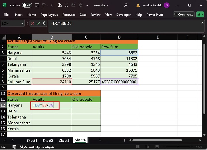 Excel Chitest Function 11