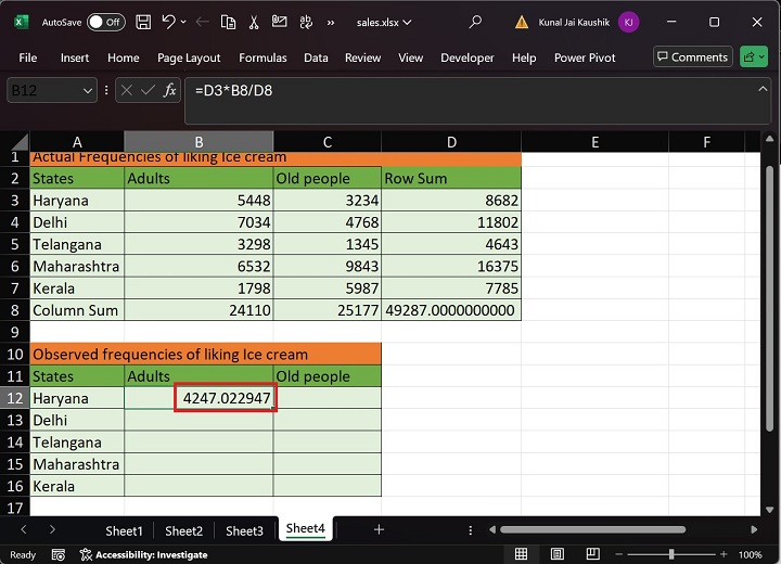 Excel Chitest Function 12