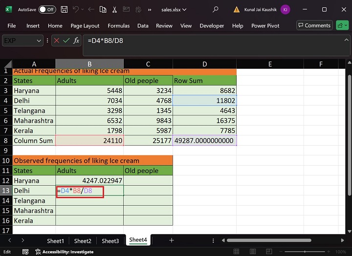 Excel Chitest Function 13