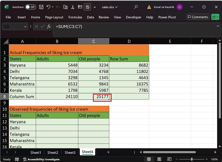 Excel Chitest Function 8