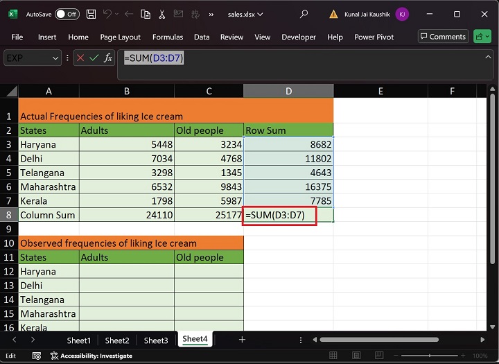 Excel Chitest Function 9