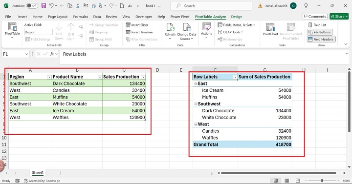 Excel CUBEKPIMEMBER Function 1