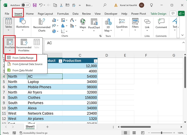 Excel CUBEMEMBER Function 2