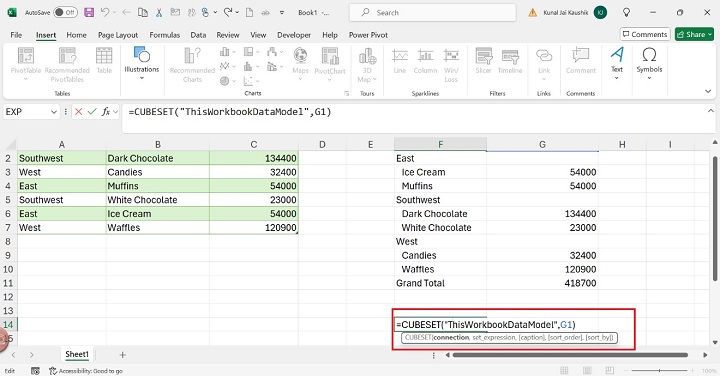 Excel CUBERANKEDMEMBER Function 3