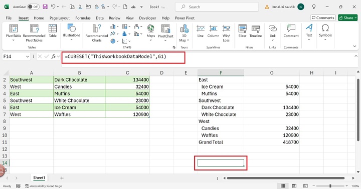 Excel CUBERANKEDMEMBER Function 4