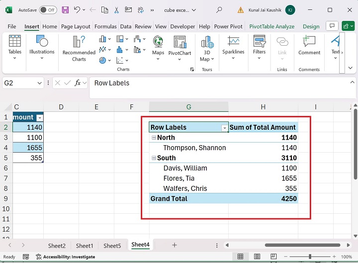 Excel CUBESETCOUNT Function 5