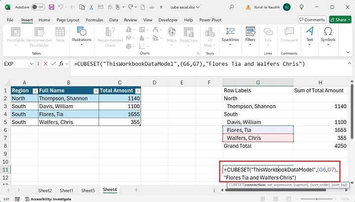 Excel CUBESETCOUNT Function 7