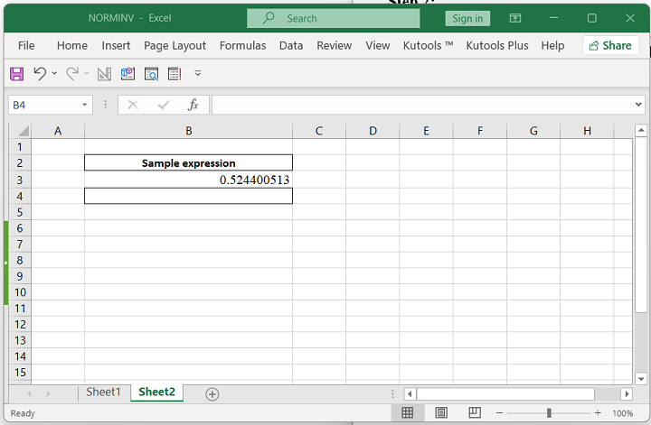 Excel NORMINV Function 9