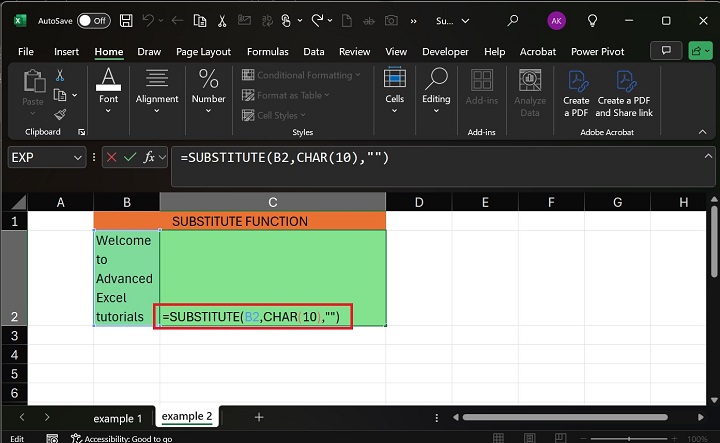 How to Remove Word Wrapping in Excel