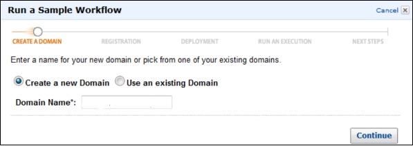 Create a Domain