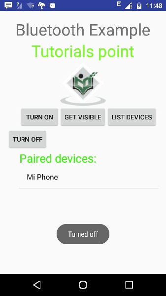 Anroid Bluetooth Tutorial