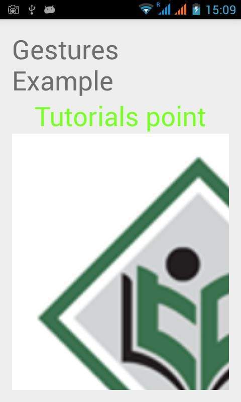 Android Gestures Tutorial