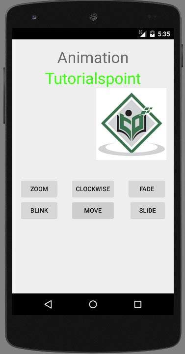 Anroid Animation Tutorial