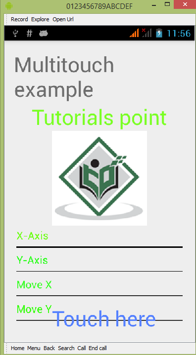 Android Multitouch Tutorial