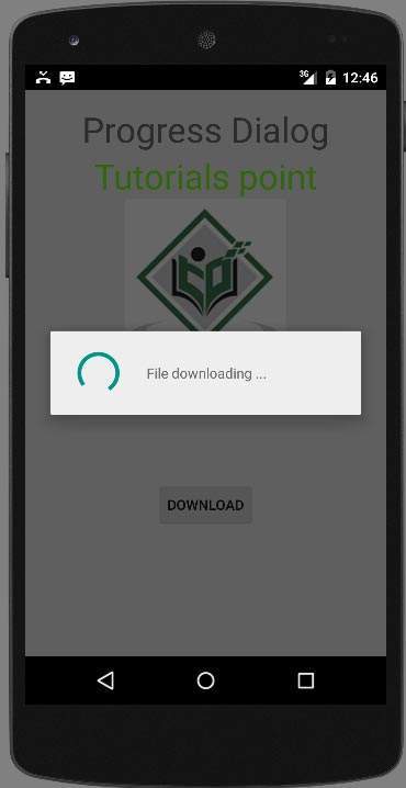 Android Progress Dialog Tutorial