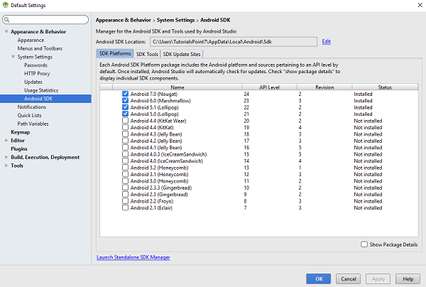 Android SDK Manager Tutorial