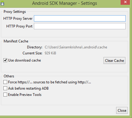 Android SDK Manager Tutorial