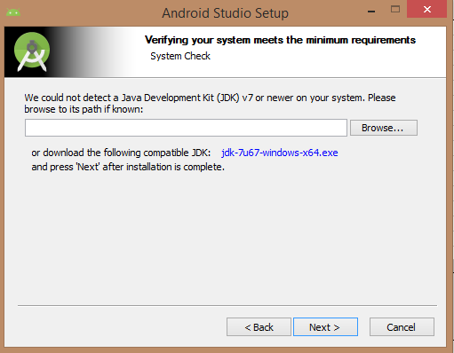 Android Studio Installation