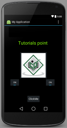 Android ToggleButton Control