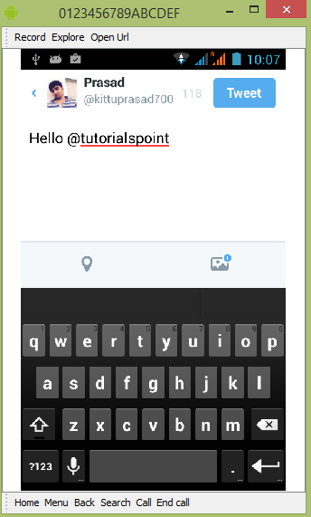 Android Twitter Tutorial