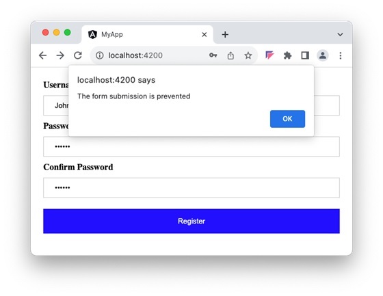 Application Using Event Binding