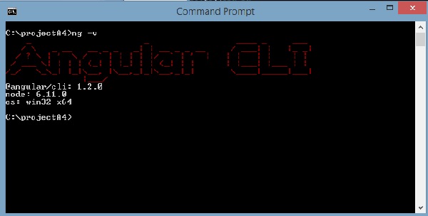 Angular CLI Installation Step4