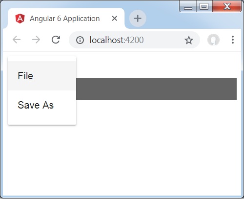 Click Open Sidenav Shows Item