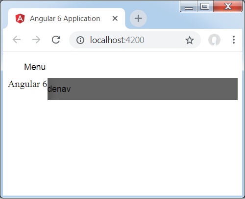Open Sidenav Side Bar