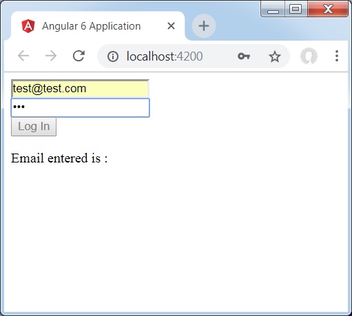 Three Characters Entered In Password