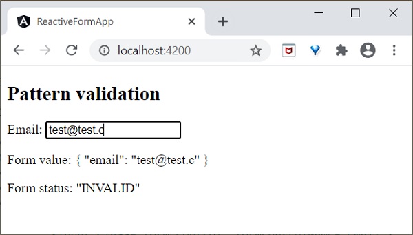 PatternValidator