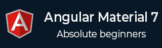 Angular Material 7 Tutorial