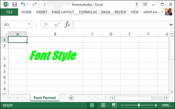 FontStyle