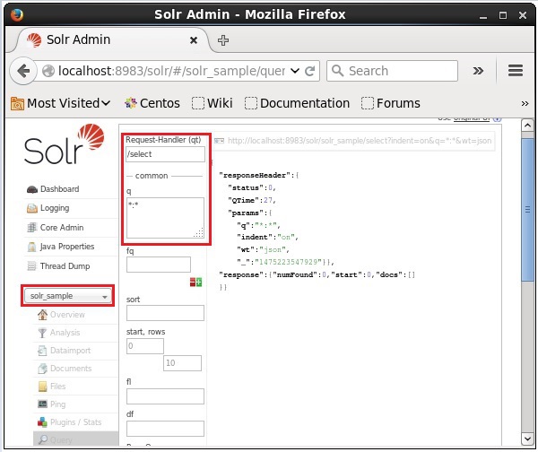 Solr Sample