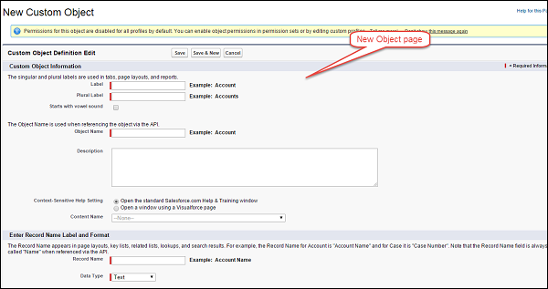 Customer Object Ceation Step4