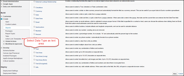 Invoice Custom Field Creation Step5