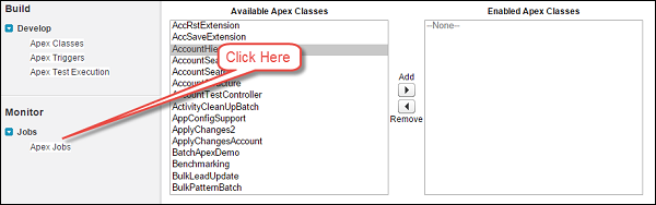 Monitoring Apex Batch Step1