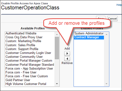 Setting Apex Class Security Step3