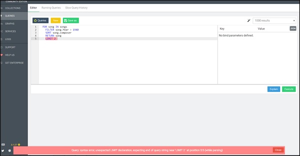 Syntax Highlights The Errors
