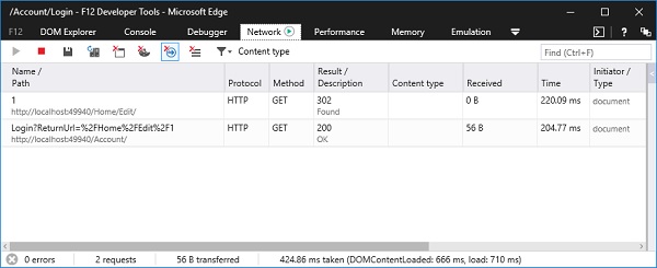 Developer Tools Network